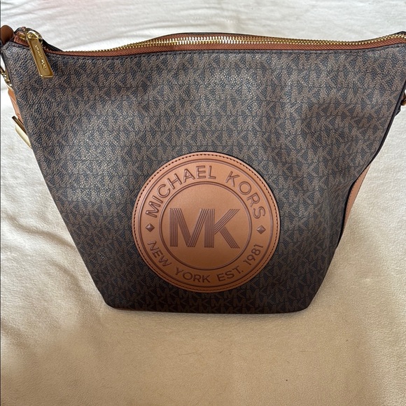 Michael Kors Brown Shoulder Bag - Picture 1 of 6
